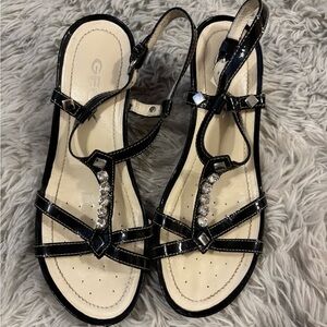 Geox Black Women's Sandals